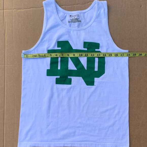 Norte Dame printed champion tank top, used excellent condition - Picture 4 of 7